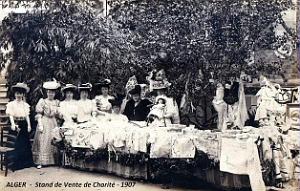 Alger - Stand de Vente de Charite - 1907